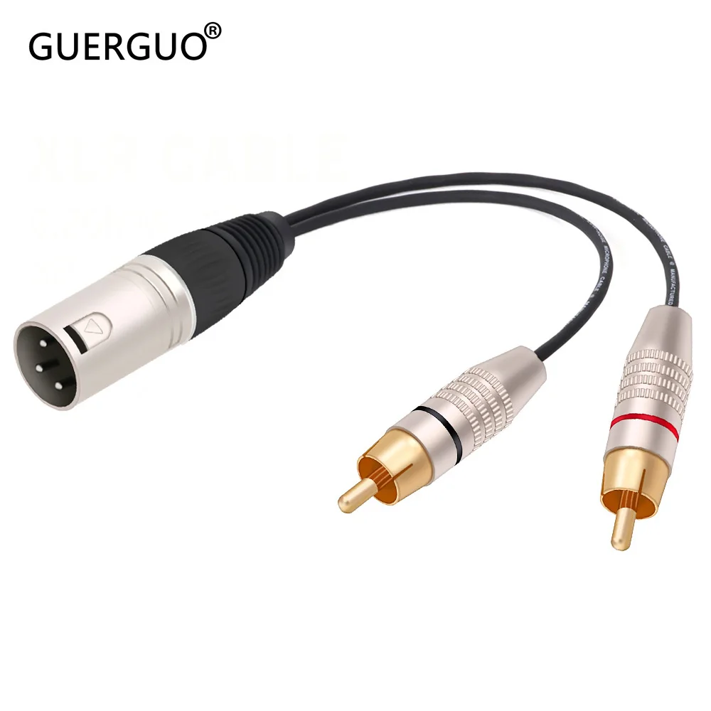 Xlr To 2 Rca Y Spli…