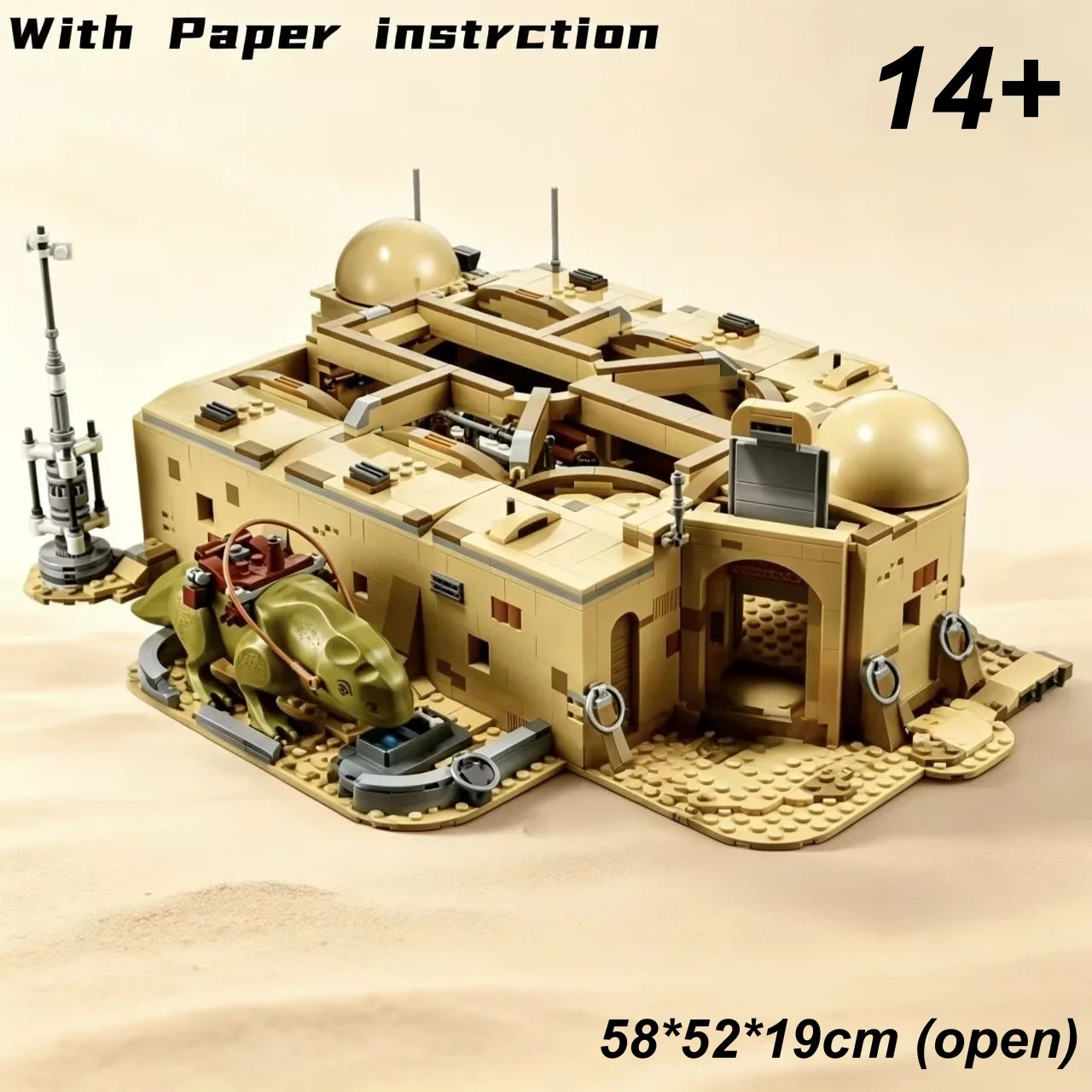 2026 New Building Series Blocks The City Mos Eisley Cantina Block Model Compatible with 3187 Holiday Christmas Gifts