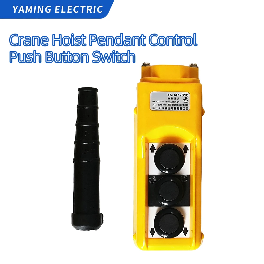 3 Button Truck Lift Control Switch Up Flip Down Hydraulic Tailboard Handheld Controller For Lorry Loading & Crane Hoist