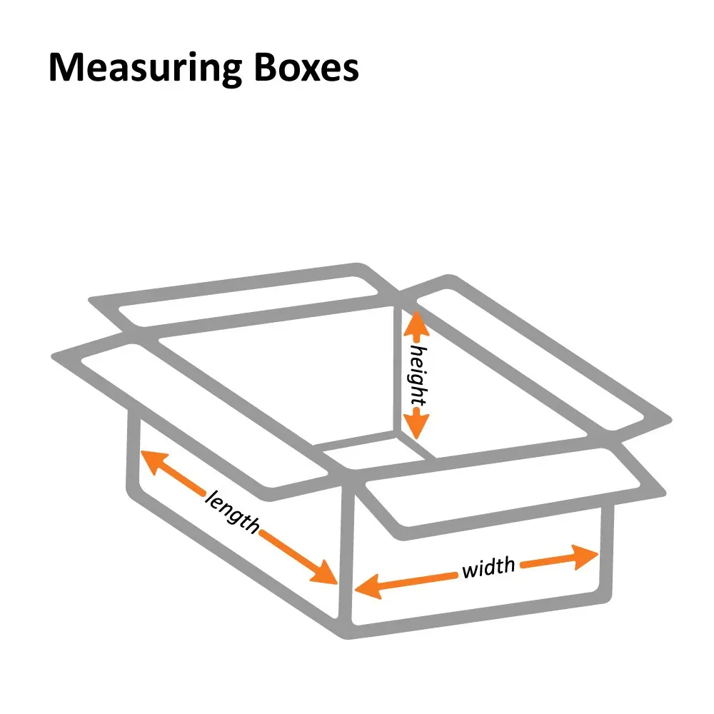 28x28x6 Flat Corrugated Boxes, Flat, 28L x 28W x 6H, Pack of 10 | Shipping, Packaging, Moving, Storage Box for Home, Customized