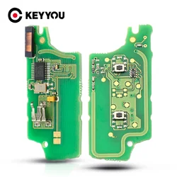 KEYYOU-llave remota para coche, placa de circuito electrónico con botón 207, para Peugeot 208, 307, 308, 408, Partner, CITROEN C2, C3, C4, C5, ASK/FSK