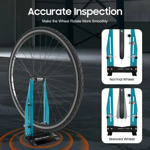 Bicycle Wheel Truing Stand Bike Tire Tuning Table High Carbon Steel Bike Wheel Correction Stand Maintenance Rack Repair Tool
