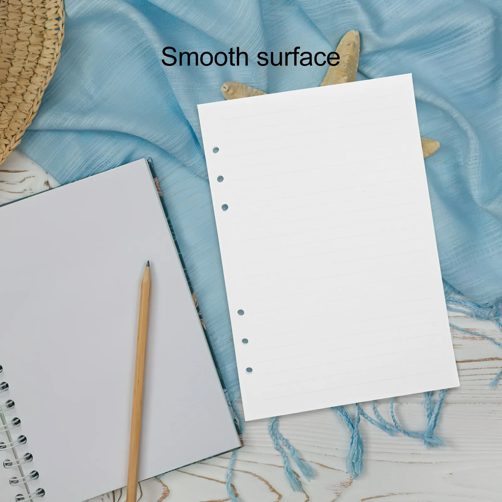 A5 Notebook Refill Paper 80 Sheets – Smooth Writing, Durable Lined Paper for Binder, Planner & Diary