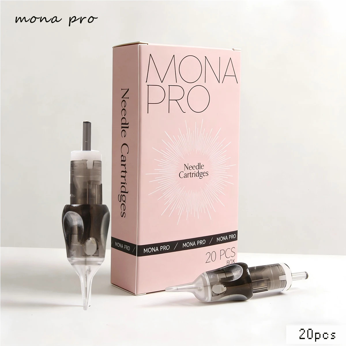 

20 шт. профессиональных картриджей Mona Pro SMP, тату-иглы 3 Round Liner 0.2MM для перманентного макияжа, татуажа волос и кожи головы 0603RL