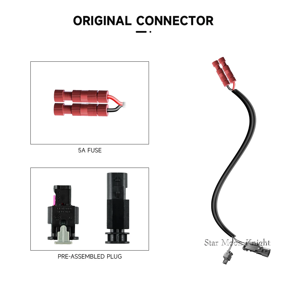 For BMW R1300GS R 1300 GS F900GS F 900 GS R1250GS R 1250 GS R1200GS F750GS Quick Connect Cable Set For Navigation / Moto Media