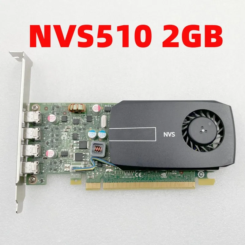 

Quadro NVS510 2GB Original Graphics Card Professional Graphics For Multi-screen Design 3D Modeling Rendering Graphics