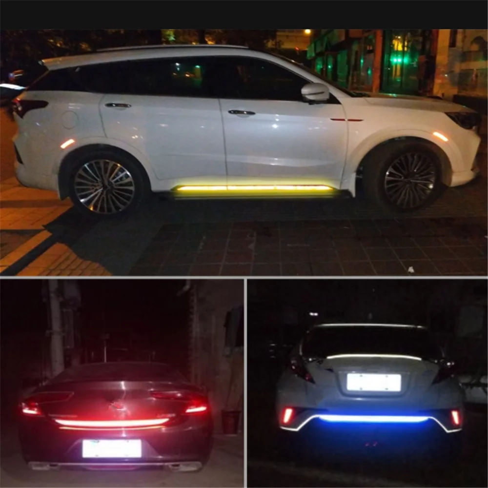 Car Reflective Sticker Tape Reflective Strip For Land Rover LR4 LR2 Evoque discovery 2 3 4 freelander 1 2 Range Rover