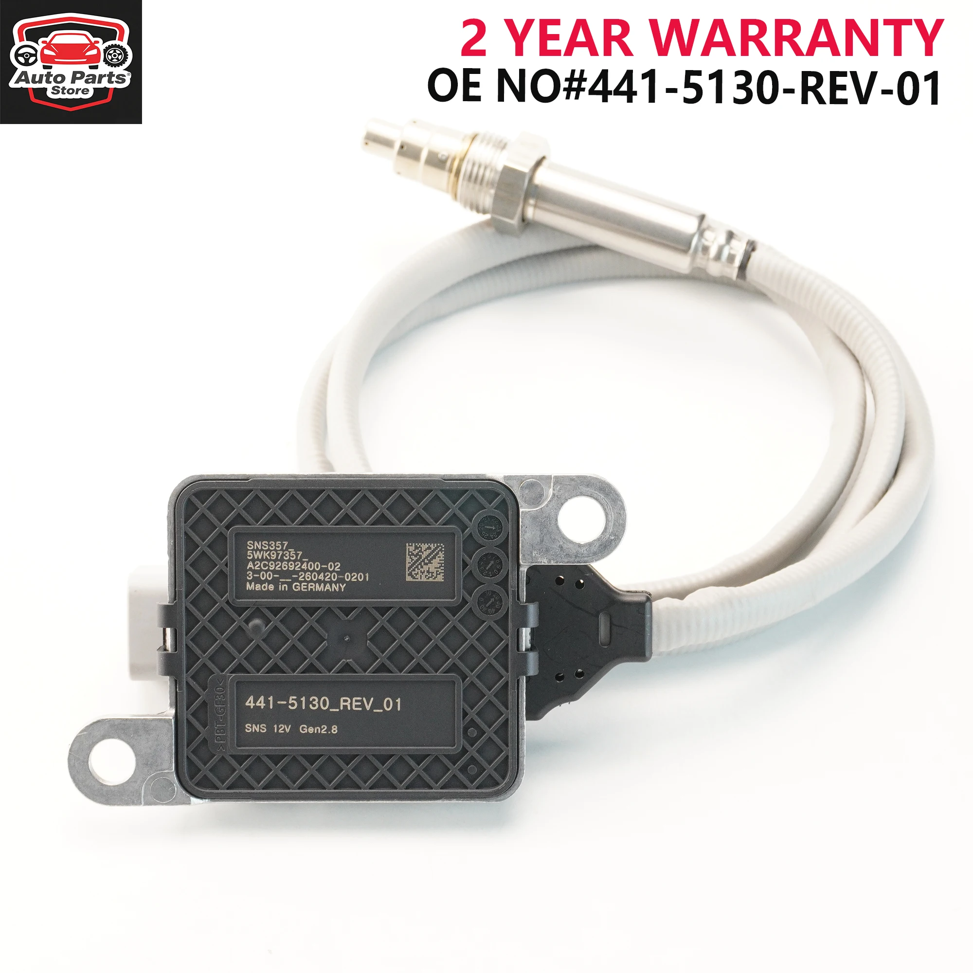 

441-5130_REV_01 5WK97357 Nitrogen Oxide NOx Sensor For Caterpillar C13 C15 C18 C4.4 C7.1 Engine