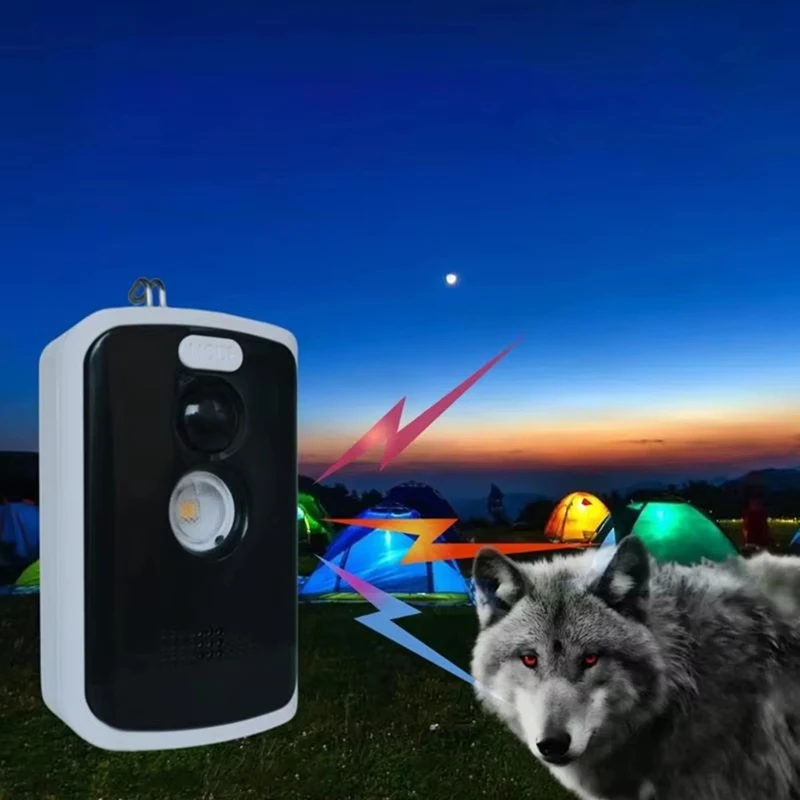 Camping Perimeter Alarm 125DB High-Volume Trip Alarm Motion Sensor Multiple Modes Easy Installation Camping Security