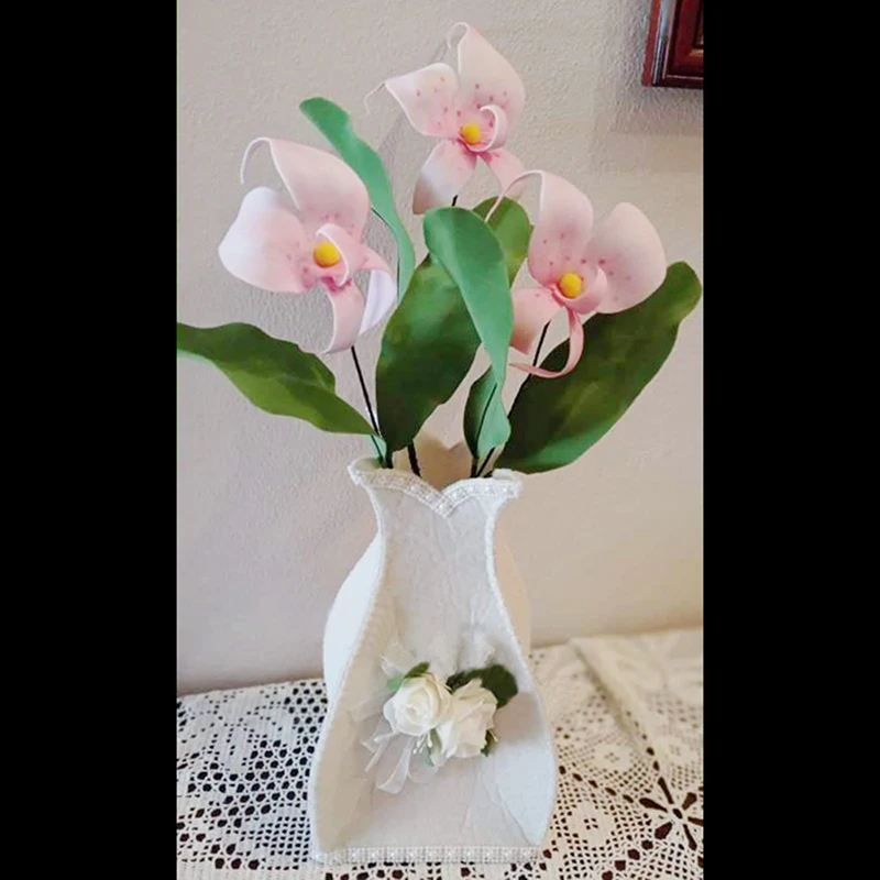 New Long tail orchid Flowers metal cutting die Flowers mould scrapbook decoration embossed photo album decoration card making