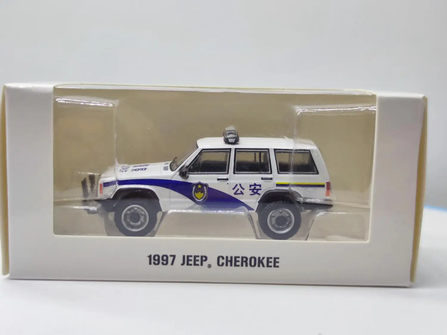 

GreenLight 1:64 1997, Jeep Cherokee, полицейская машина из сплава, имитация микроавтомобиля, коллекция моделей, украшение, игрушка в подарок