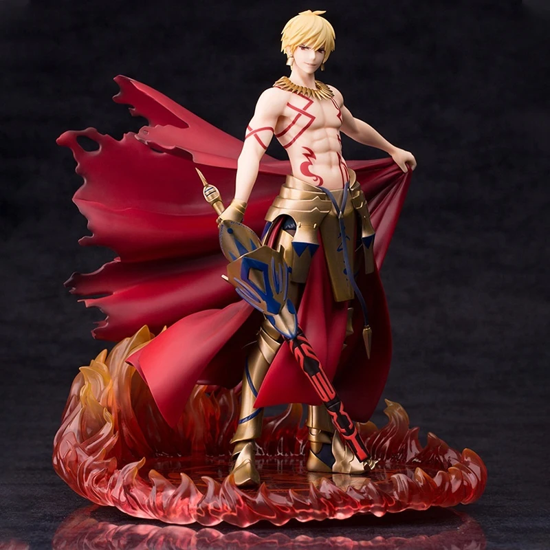 Anime Products Gilgamesh Aka From Fate/Stay Night 1/8 Action Figures Statue Box Handheld Desktop Decoration Model Boy Toy Gift2