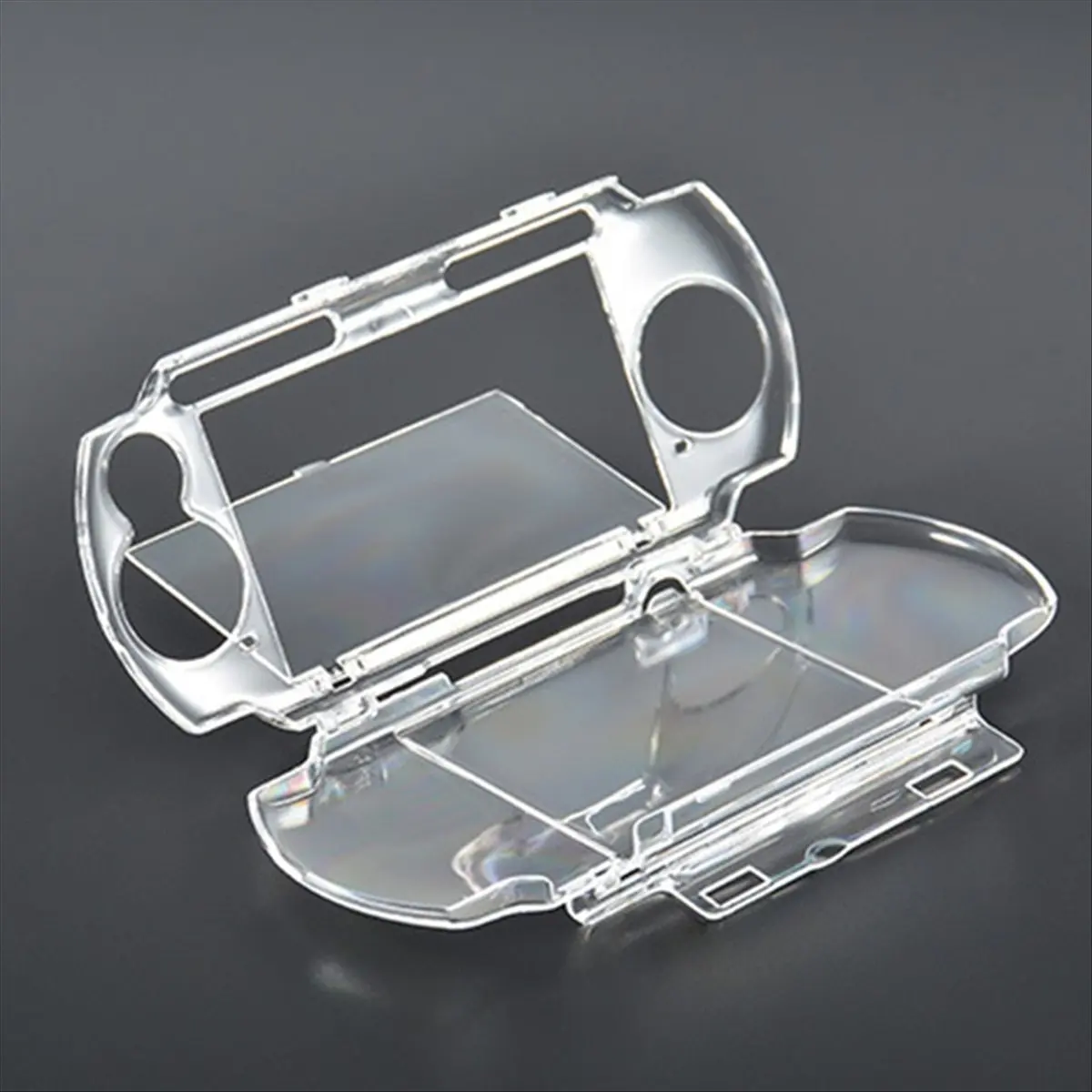 T1038C-For PSP2000 PSP3000 Crystal Clear Hard Case Transparent Protective Shell Universal Hard Case Housing for Game Console HOT