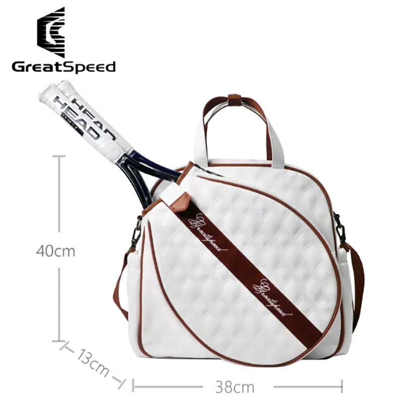 2024 New Greatspeed Tennis Badminton Raquet Sports Bag Men Women Adult Racket Pack Can Hold 2 Rackets