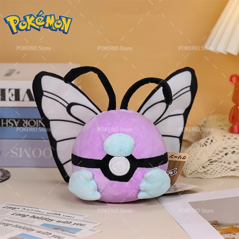 ポケモンぬいぐるみかわいいバタフリーポケボール Peluche 人形 Cubone Furret Scolipede Caterpie Weedle ソフトぬいぐるみ誕生日ギフト
