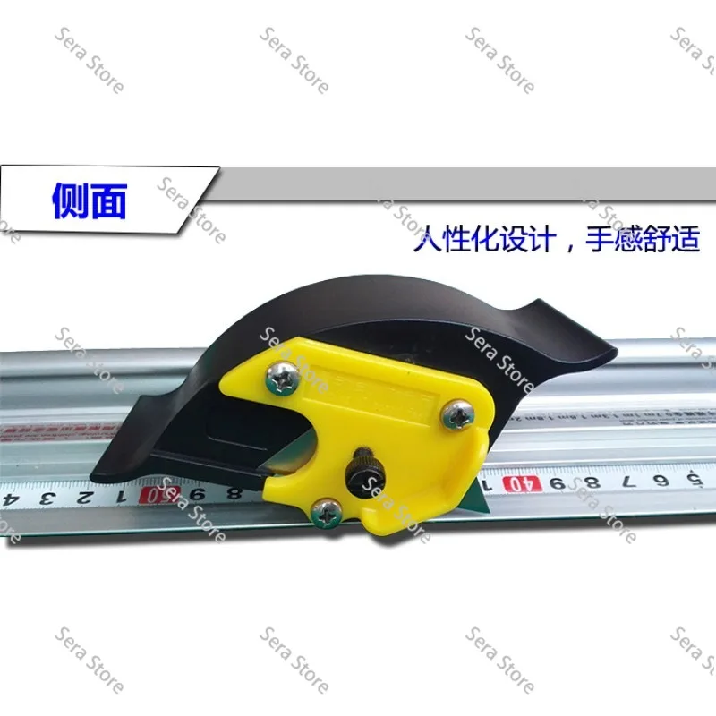 Protective Sliding Kt Board Cutting Ruler Advertising Protective Ruler Aluminum Alloy Art Ruler