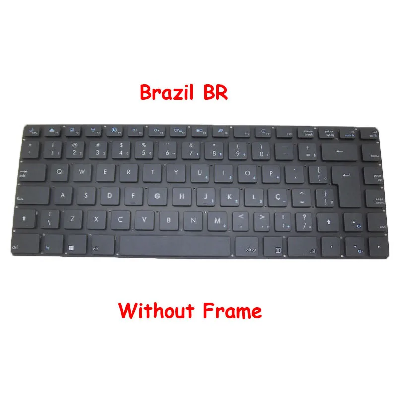Laptop-Tastatur für CCE T345 T325 T745 D0K-V6365A 64110018802 DOK-V6365A 641100188021 Brasilien BR ohne Rahmen Neu
