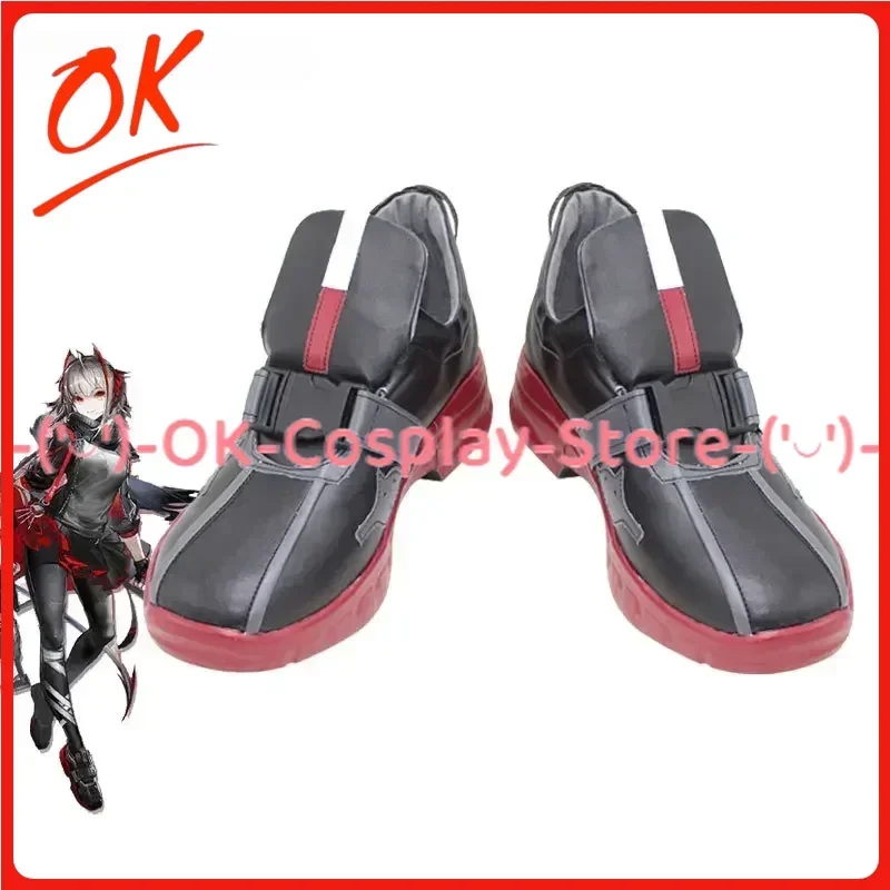 

[Customized] Arknights W Cosplay Shoes Anime Game Roleplay Costume Prop Halloween Carnival Party PU Leather Boots