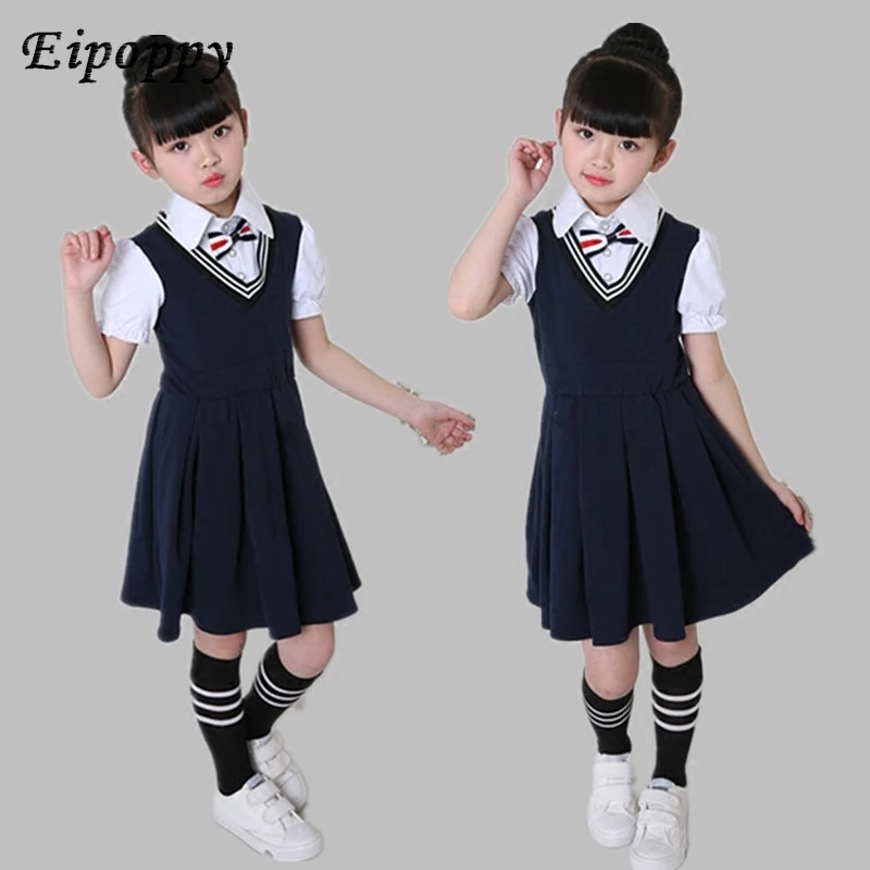 ملابس رقص للأطفال ، ملابس قطنية للطلاب ، أداء دراسة ، دراسة وأداء ، أولاد وبنات ، جديد