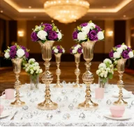 20pcs)Flower Stand And Wedding Table Decorations Gold/Tall Centerpieces For Party/Event qq375