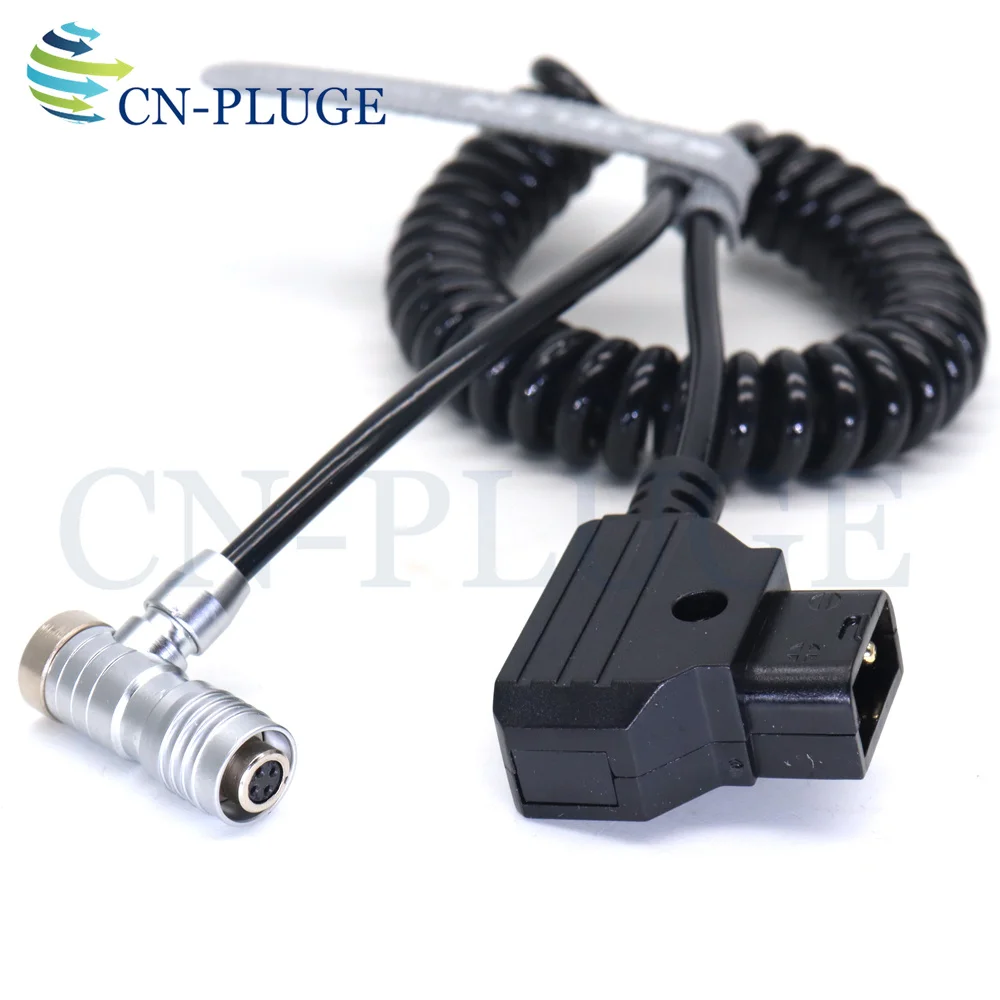 D-Tap to 4-pin Female Plug PortKeys BM5/HH7/HS7T/BM7/LEYE SDI  Monitor Power Cord Spring Wire