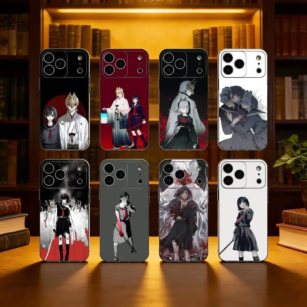 

Silent Hill f G-Game Phone Case For iPhone 17,16,15,14,13,12,11 Plus,Pro Max, Black Silicone Cover