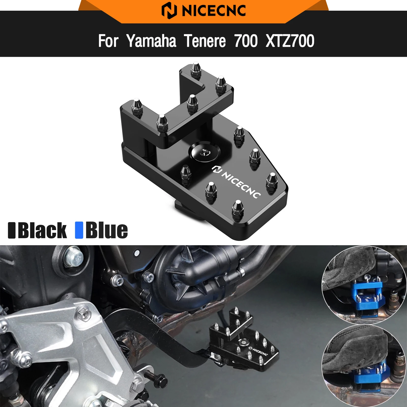 

For Yamaha Tenere 700 XTZ 700 2019-2024 DualControl Brake Lever Pedal Extension T700 World Raid 2022-2024 Rally Edition 20-2024