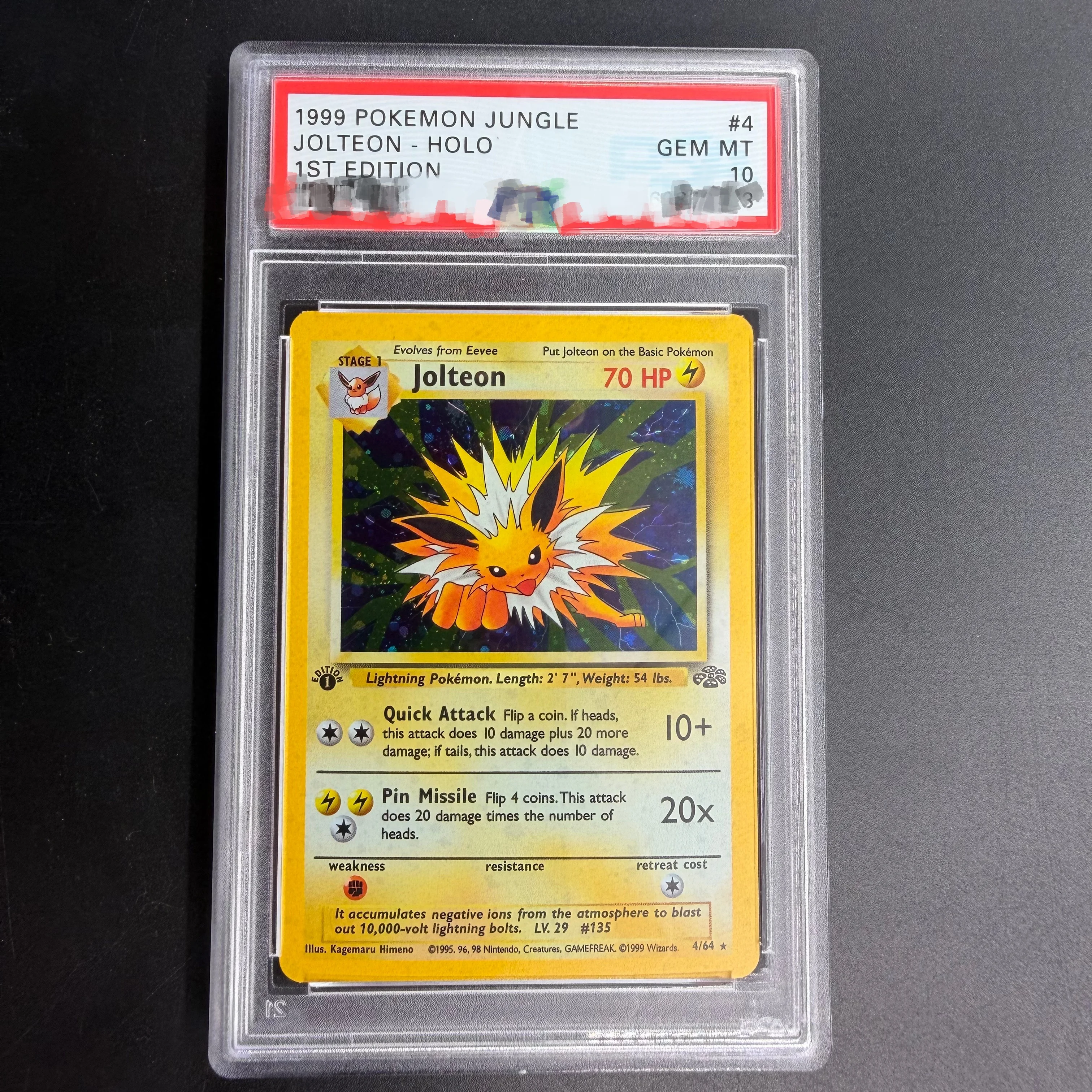 

Коллекционная карта-игрушка DIY PTCG: английская версия Jolteon, Vaporeon, Espeon, Gengar (копия), классическая аниме-коллекция