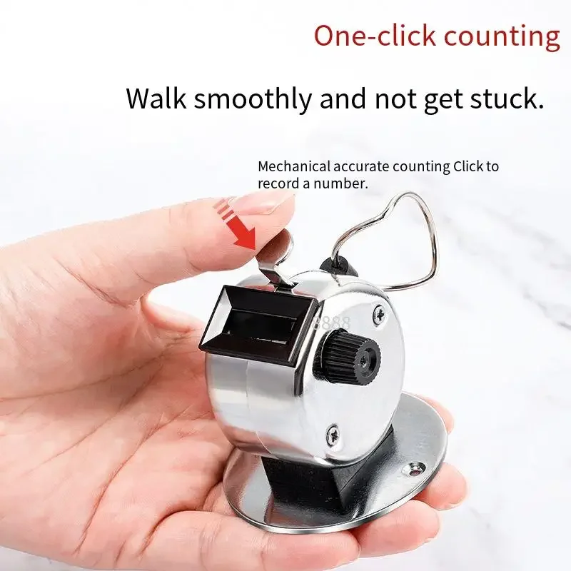 TallyTrack Pro Counter - Penghitung Mekanis Baja Tahan Karat untuk Pemantauan Aliran Orang