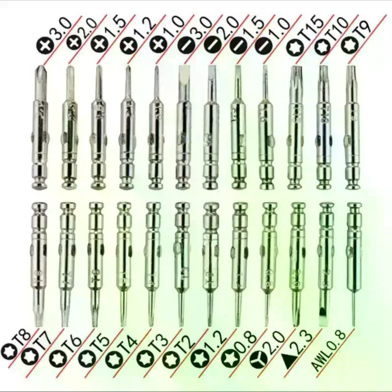 1 Set Torx Electronic Repair Tools Opening Screwdriver 25 In 1 Mini Precision Screwdriver Magnetic Kit For Phone Camera Watch PC