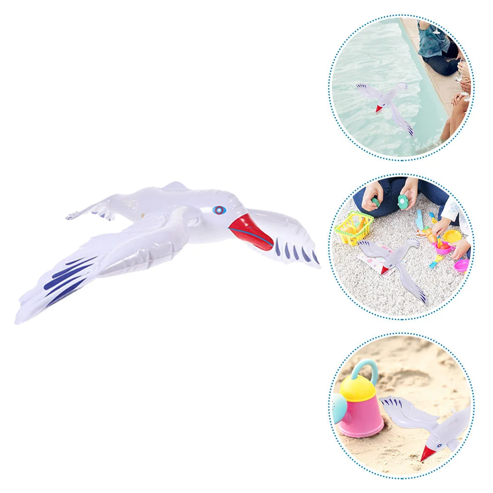 

White Bird Hanging Decor Inflatable Parrot Beach Balloon Toys Sea Gull The Mediterranean