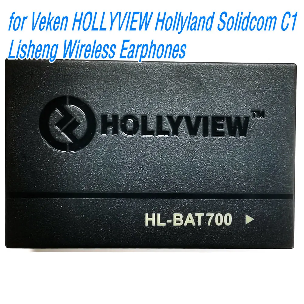 

Оригинальный сменный аккумулятор 3,8 В HL-BAT700 для беспроводных наушников Veken HOLLYVIEW Hollyland Solidcom C1 Lisheng 1ICP9/23/32