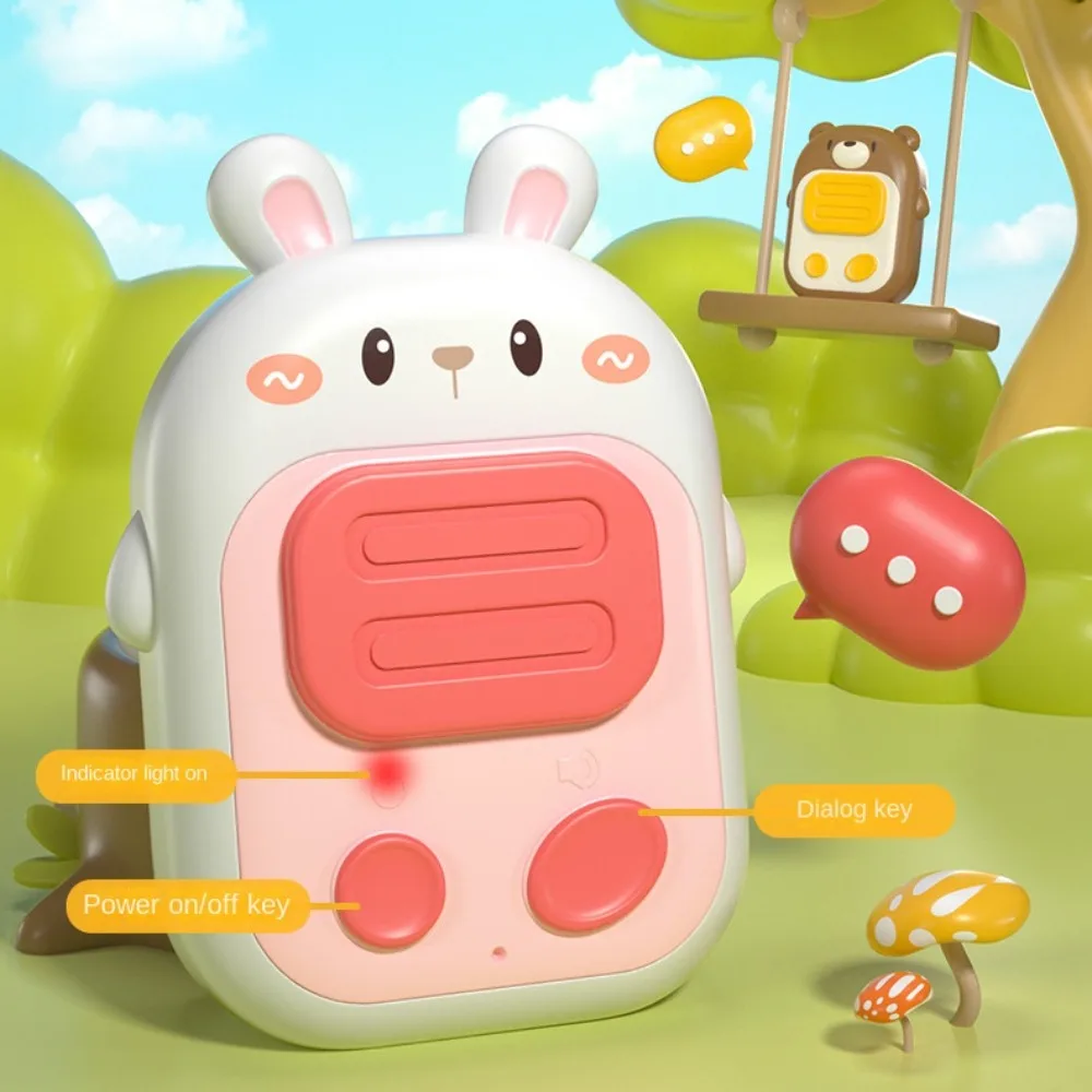 Talkie électronique Walperforé pour enfants, radio Transcsec, interphone pour enfants, ensemble de jouets sans fil, mini talkie de dessin animé, téléphone, déterminer