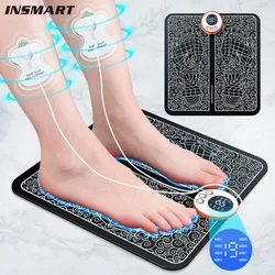 Electric EMS Foot Massager Pad, Alívio da Fadiga, Estimulação Muscular, Melhorar a Circulação Sanguínea, Pés Acupoints Massage Mat