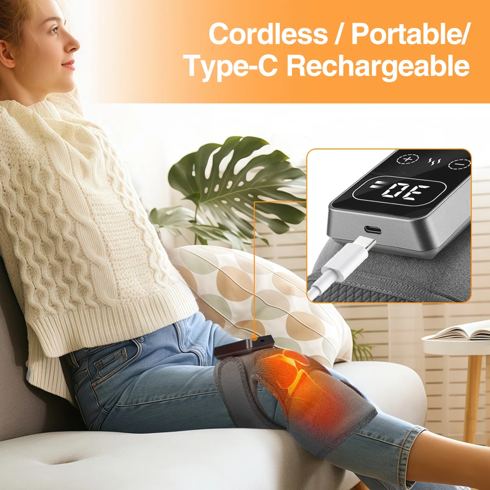 Masajeador Eléctrico de Rodill - Knee Support Brace reseña y precio