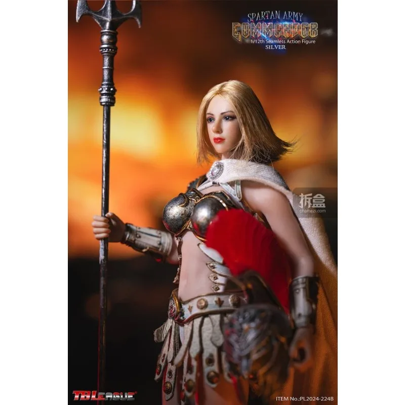 TBLeague オリジナルキャラクター スパルタ戦士 シルバーゴールド 1/12 古代ギリシャ女性兵士人形 可動完成品おもちゃギフト