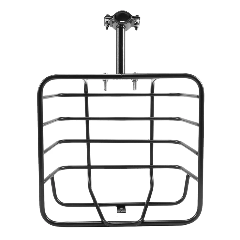 Wire Lift-Off Rear Basket Bicycle Rear Basket Iron Hanging Basket Thickened And Widened Bicycle Basket For Bicycles