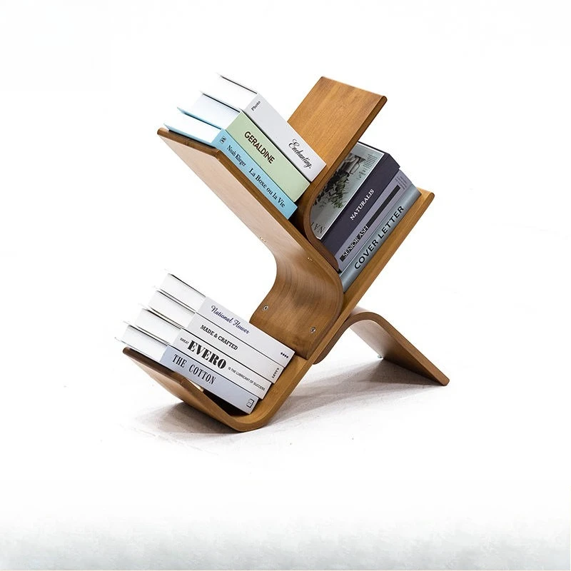 

Bookshelf floor shelf, study office simple