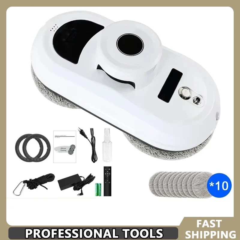 

Window Cleaner Robot Vacuum Cleaning Remote Control For Home Cleaning Anti-Fall Electric Windows Washer Glass Cleaner