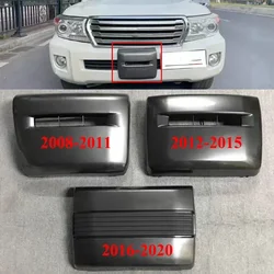 CAPQX For Toyota Land Cruiser LC200 2008-2020 Car Front Bumper Winch Cover Trim Protection Cap Lid