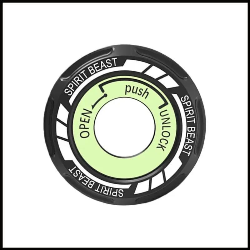 غطاء قفل دراجة نارية سريع التركيب، ملحق ثقب المفتاح المتوهج، هيكل معدني، درع مقاوم للطقس ليلاً