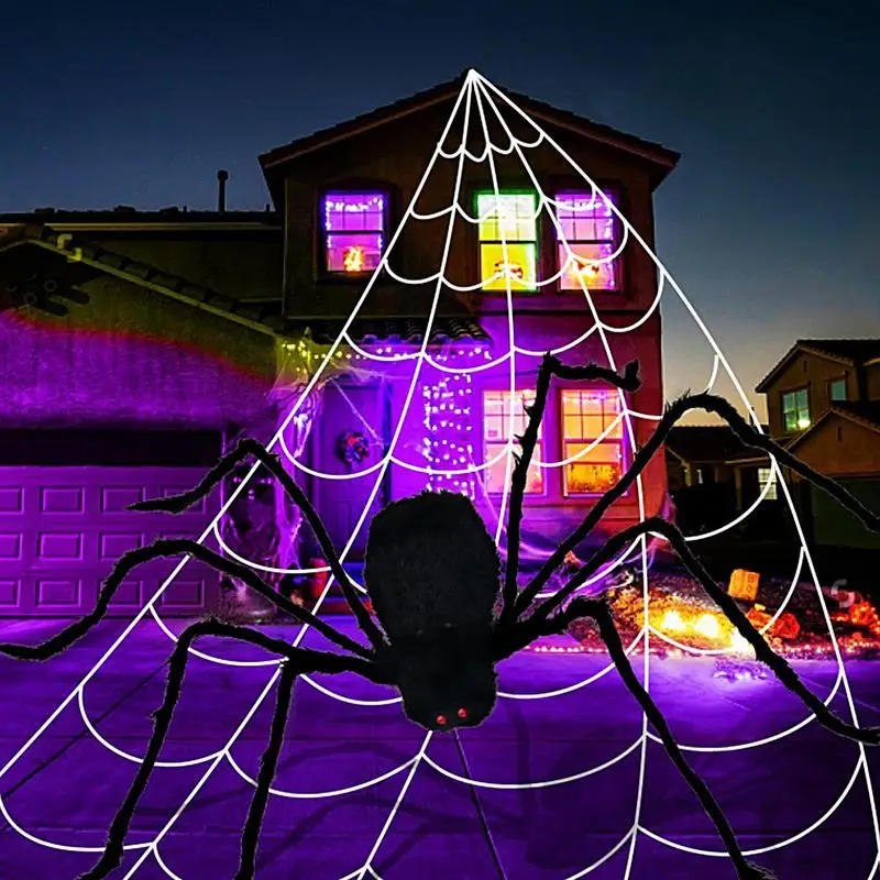 

Spiders Halloween Decorations Realistic Giant Spider Outdoor Decoration Halloween Prop Outdoor Decorations Outdoor Spider For