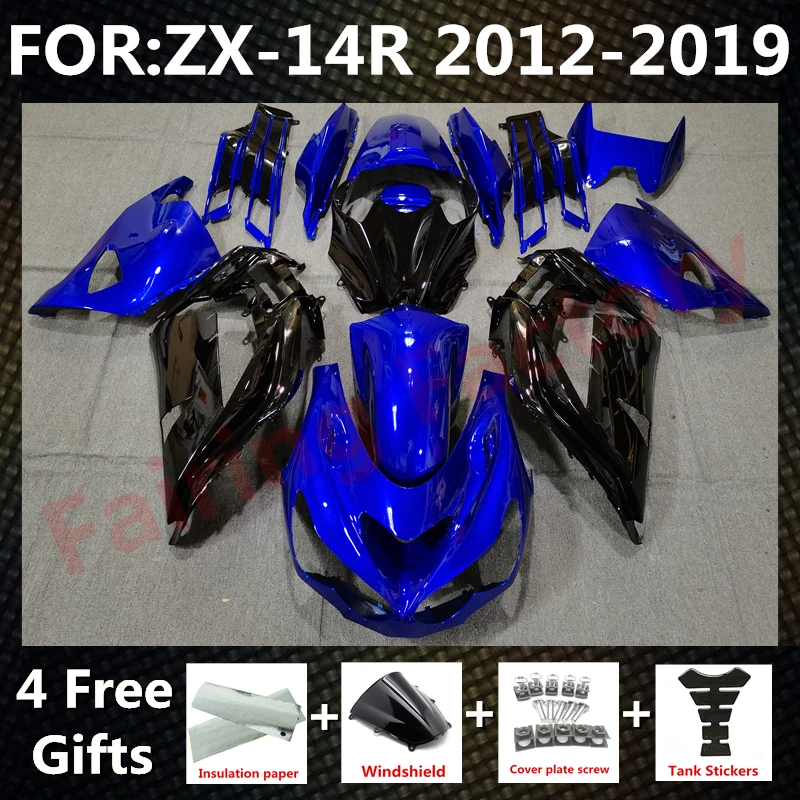 Motorcycle Full Fairings Kit For Ninja ZX14R ZX 14R ZX-14R 2012 2013 2014 2015 2016 2017 2018 2019 2020 Bodywork fairing kit