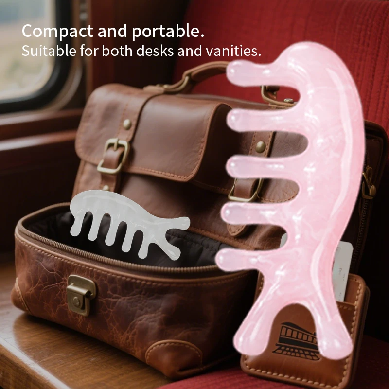 1PCS Dolphin Shaped Massage Comb Scalp Massage Relaxation Resin Nose Massage Home Massage Tool Durable