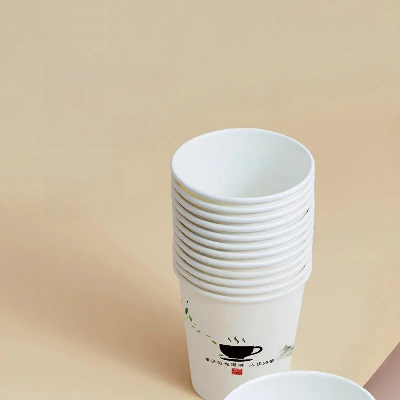 Disposable Paper Cups for Tea And Coffee Office Use One Box of 1000 Pieces Home Use Soy Milk Cup Insulated Portable Size 201m...