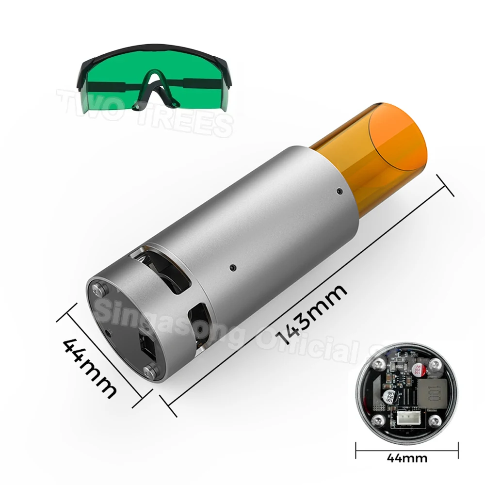 TWO TREES 40W Laser Module CNC Router GRBL Control 450nm Blue Fixed Focus Laser Head for CNC 3018 PRO Laser Engraver 3018 Max