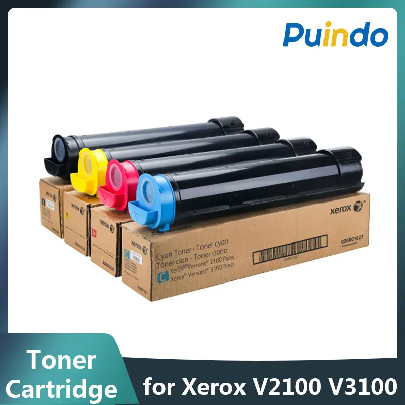 

Original Genuine Toner Cartridge for Xerox V2100 V3100 Versant 2100 3100 Press US Version 006R01634 006R01635 006R01636 006R0163