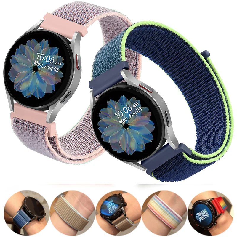 20MM Nylon Straps For Xiaomi Huami Amazfit Bip S U Pro/Bip Lite Wristband Sport Watchband Amazfit GTS/GTS 4 2 Mini Correa 22MM