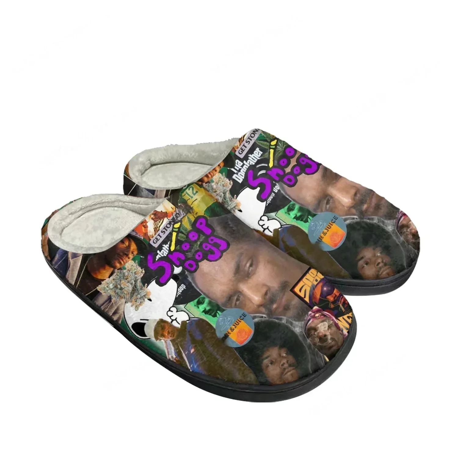 

Snoop Dogg Home Cotton Slippers Mens Womens Plush Bedroom Casual Keep Warm Shoes Thermal Indoor Slipper Customized Couple Shoe