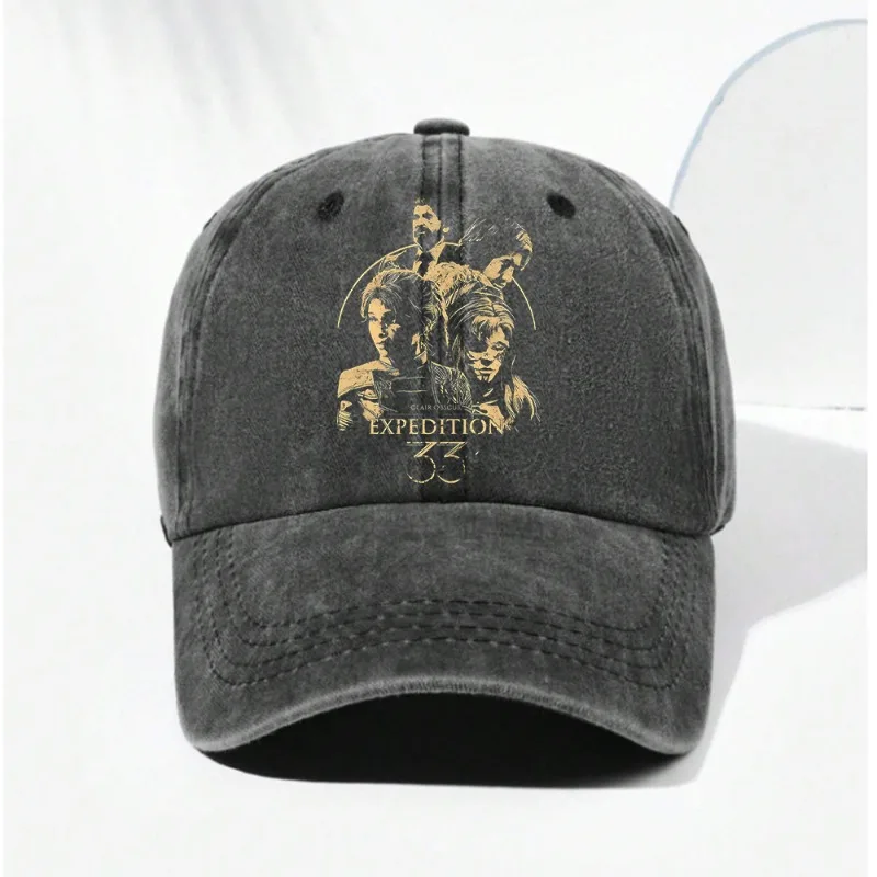 

Adult Anime Baseball Cap Game Clair Obscur Expedition 33 Hat for Women Man Summer Fashion Accessories Washed Vintage Caps Gifts